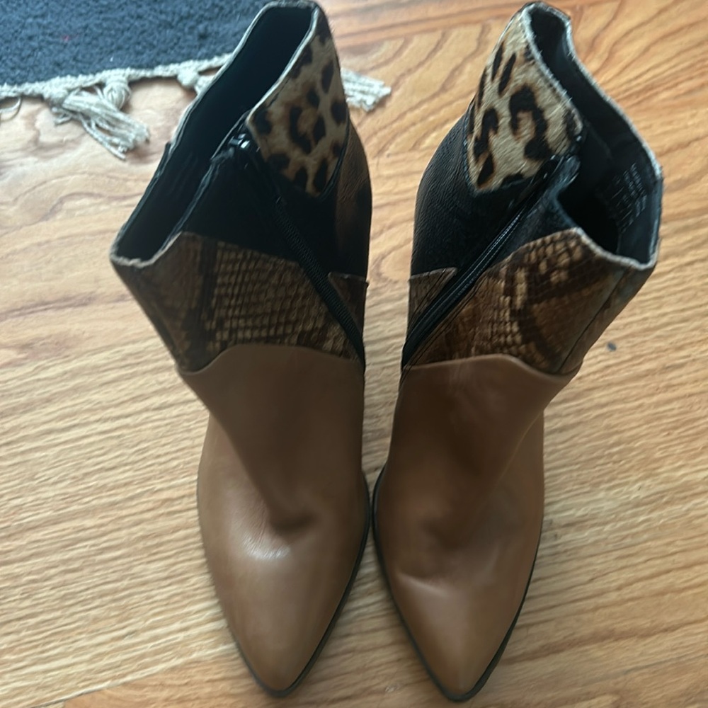 Aldo bootie 3.5 inch heel never worn.